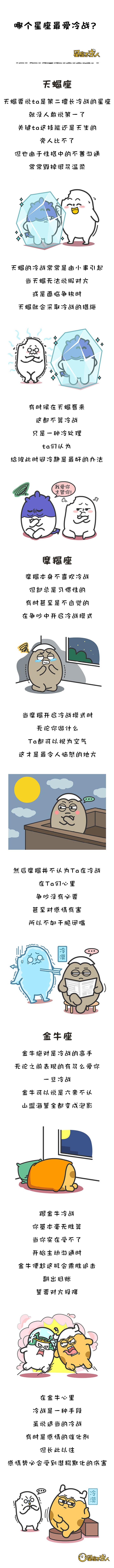 哪个星座最爱冷战？（盘点那些喜欢冷战的星座）